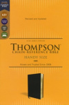 KJV Thompson Chain Reference Bible, Handy Size, Comfort Print - Leathersoft Black